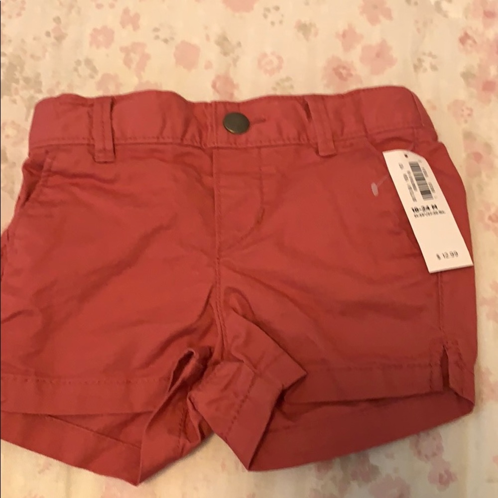 Rust color girl shorts